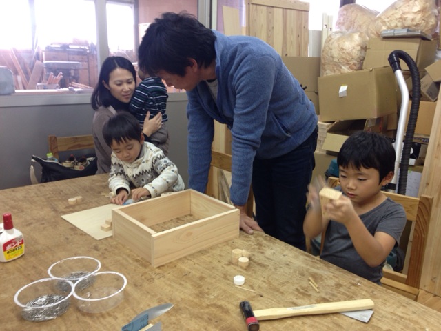 木工教室　for 泉ファミリー